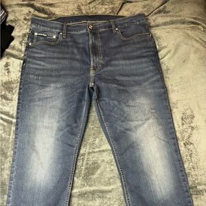 Blue Calvin Klein Straight fit Denim